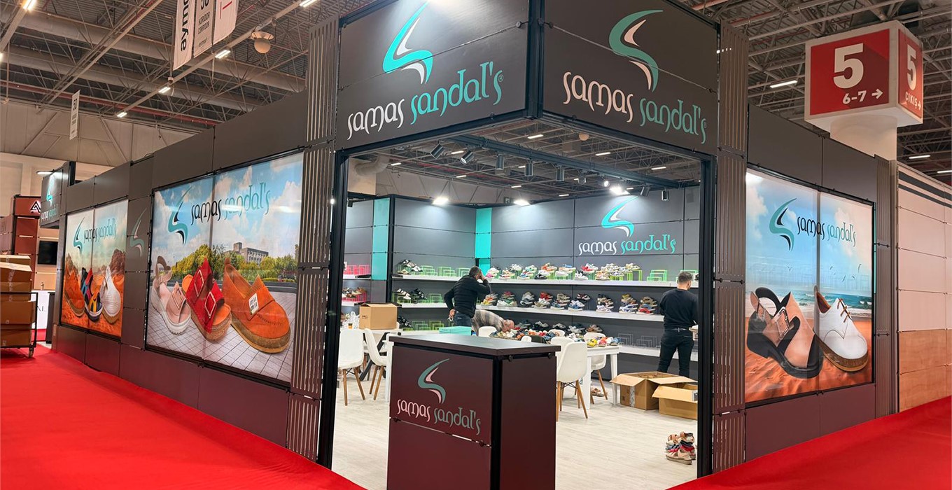Maxima Fuar Standı Samas Sandal's Aymod Fuarı 2026