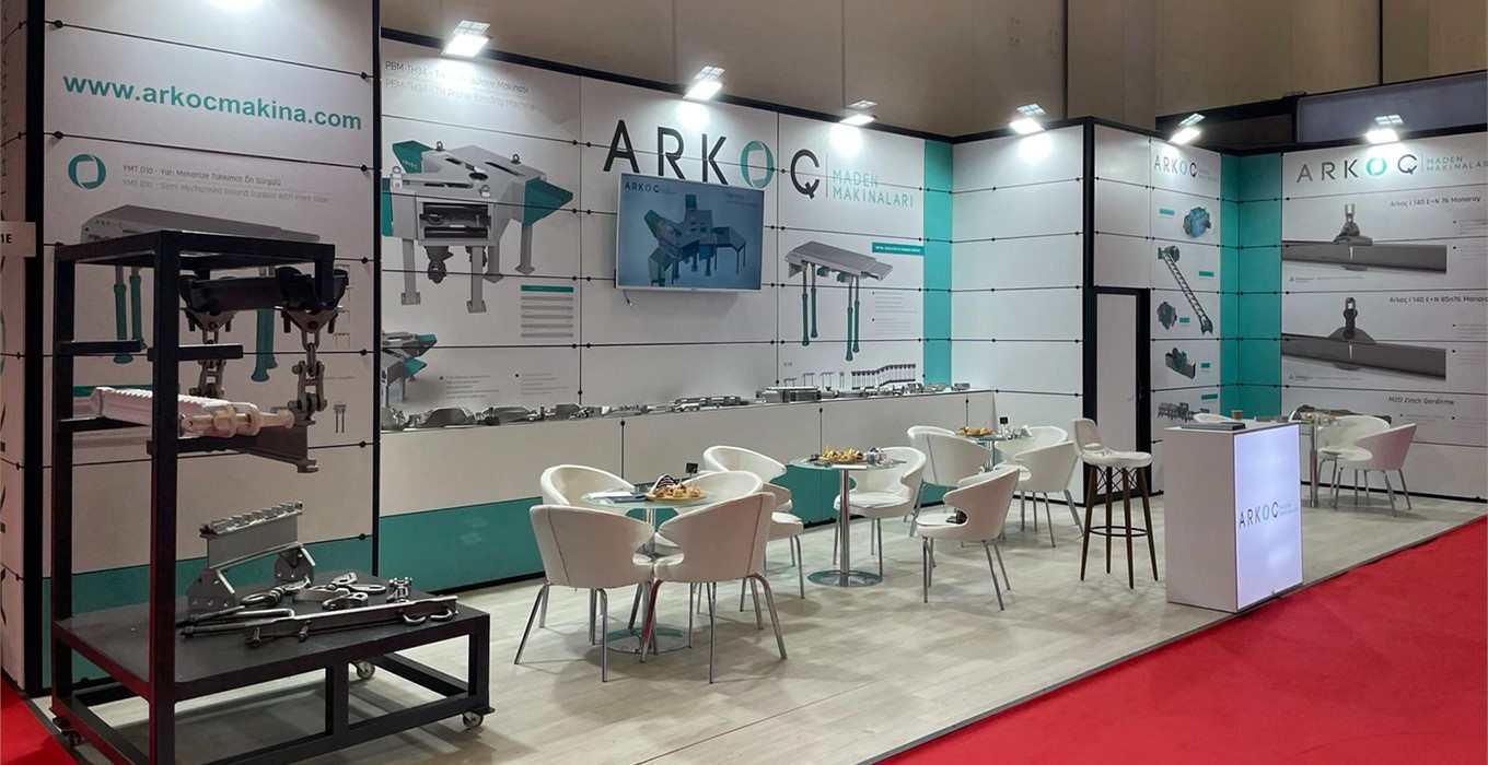 Maxima Fuar Standı Arkoç Maden Makinaları MADEN FUARI 2026