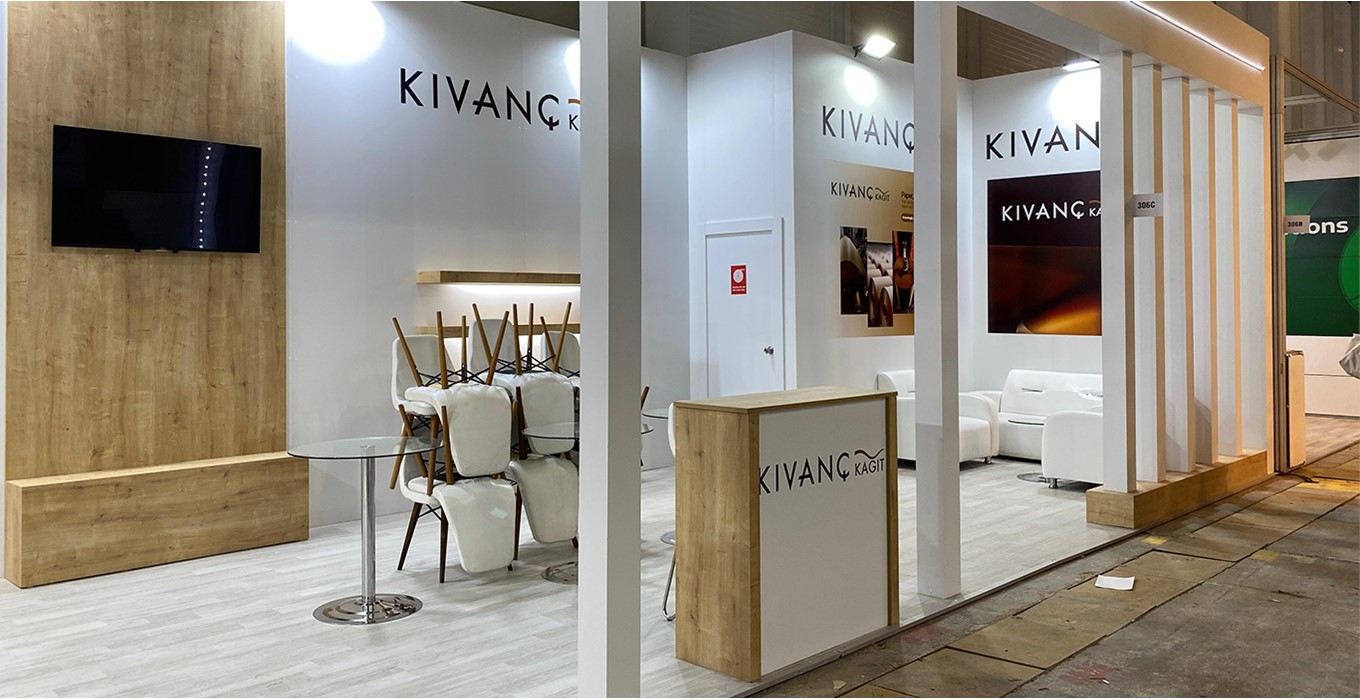 Ahşap Fuar Standı Kıvanç Kağıt Ambalaj Fuarı 2025