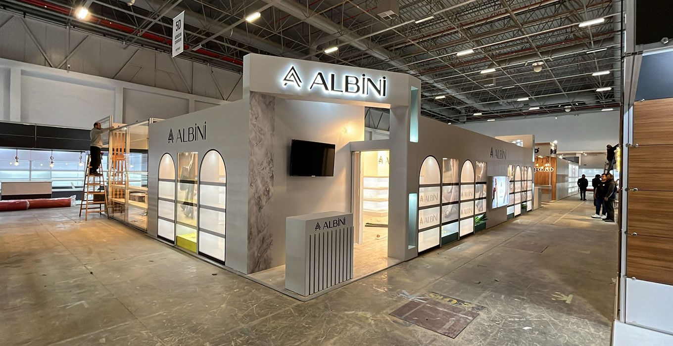 Ahşap Fuar Standı Albini Aymod Fuarı 2025