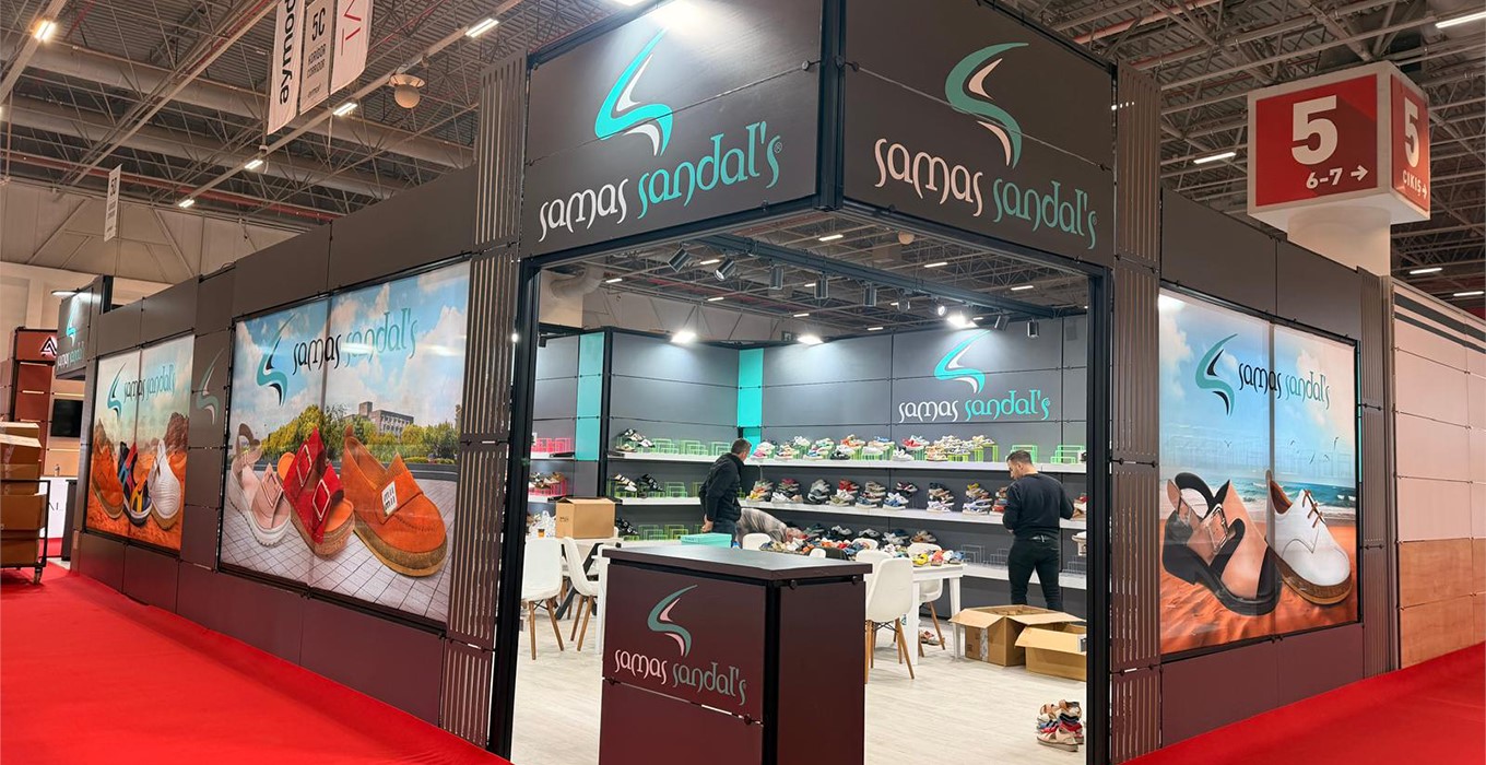 Maxima Fuar Standı Samas Sandal's Aymod Fuarı 2026