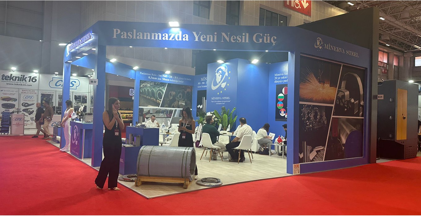 Ahşap Fuar Standı Minerva Metal Expo Fuarı 2025