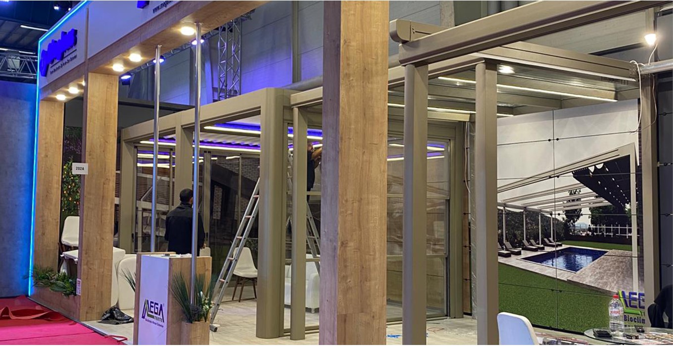 Ahşap Fuar Standı Mega Tente Kapı Pencere Fuarı 2025