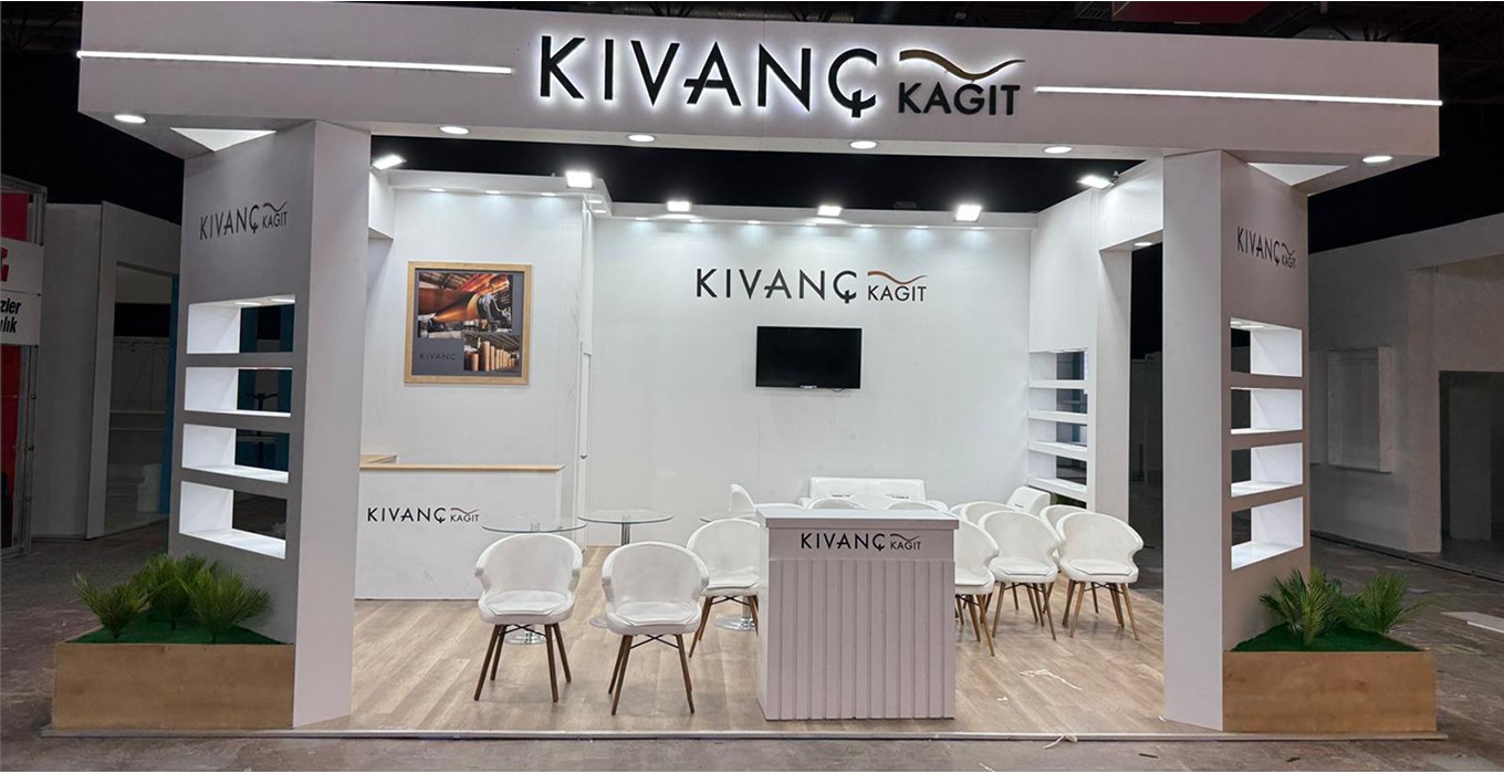 Ahşap Fuar Standı Kıvanç Kağıt Paper Eurasia Fuarı 2025