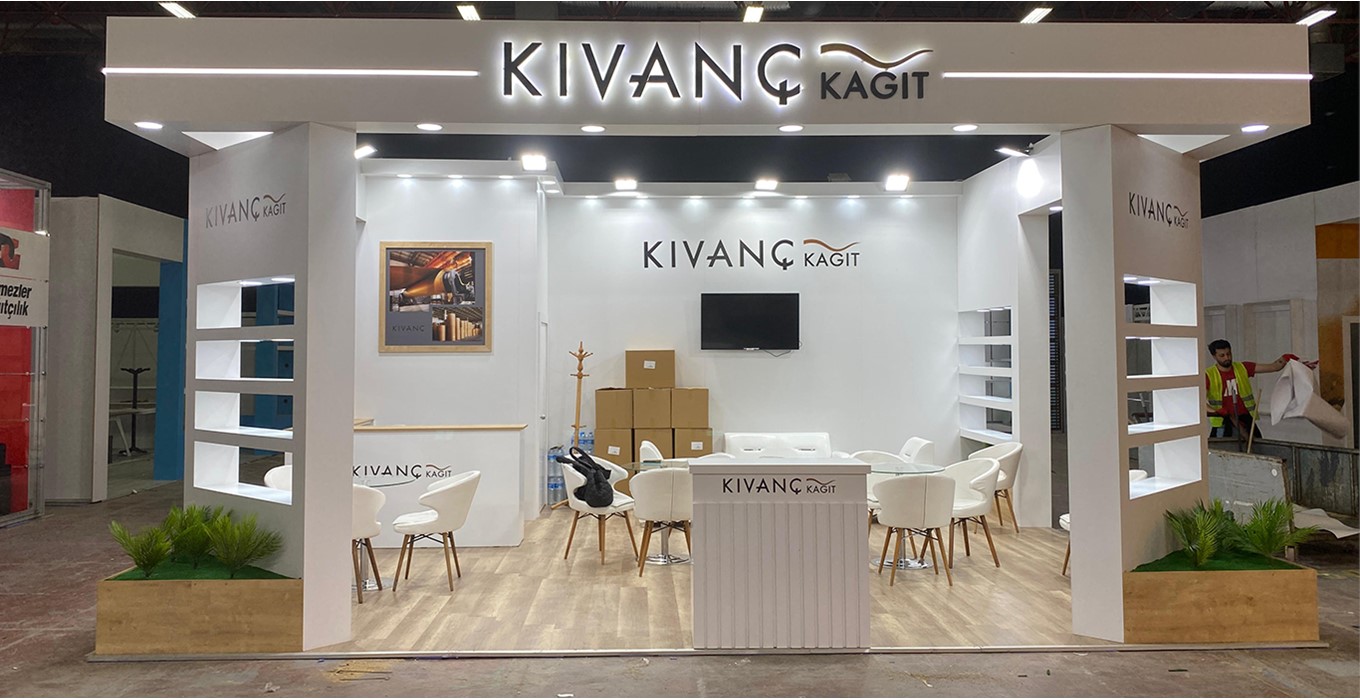 Ahşap Fuar Standı Kıvanç Kağıt Paper Eurasia Fuarı 2025