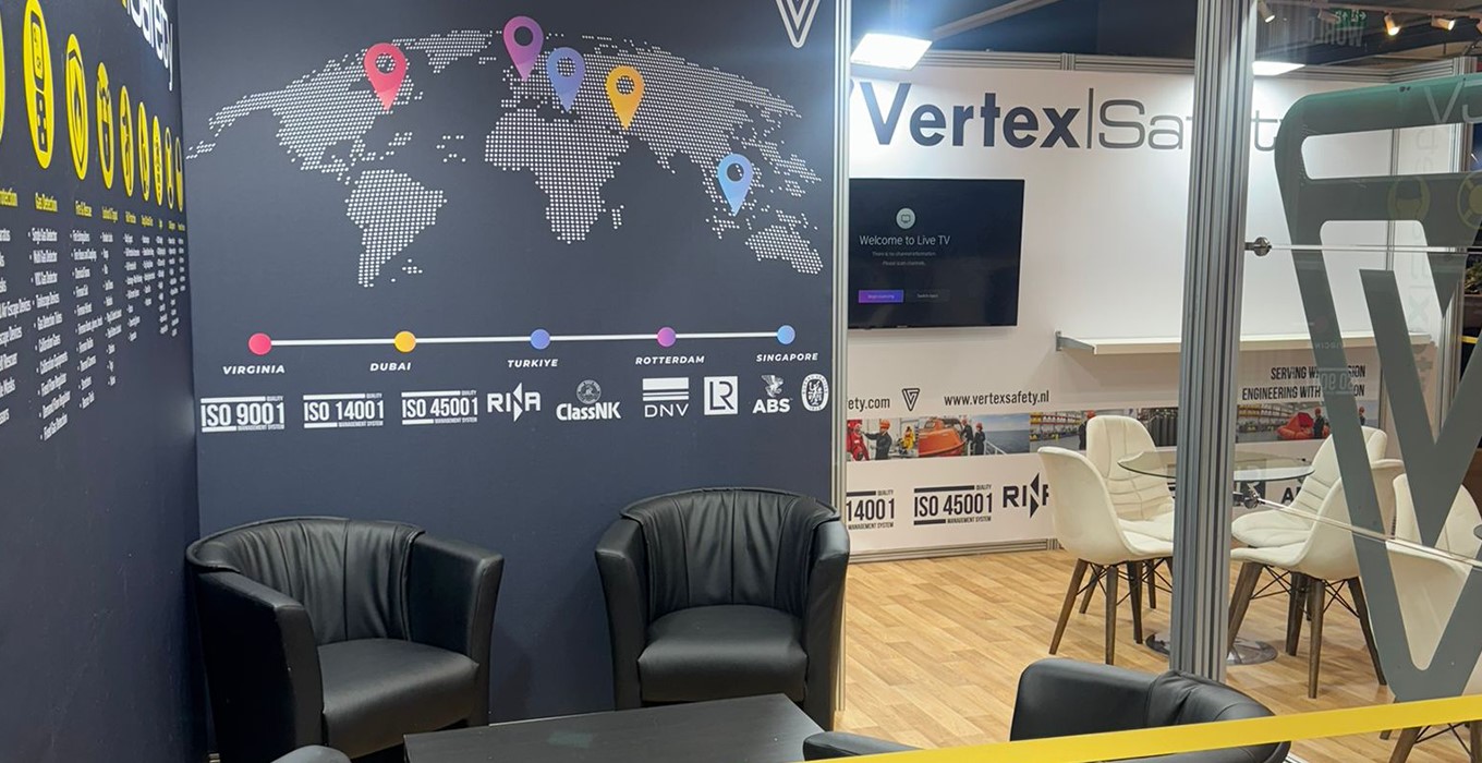 Maxima Fuar Standı Vertex Hollanda Europort Fuarı 2025