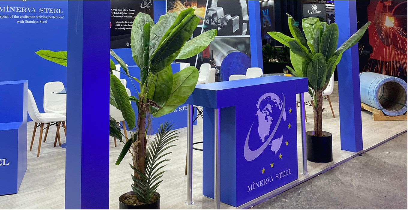 Ahşap Fuar Standı Minerva Metal Expo Fuarı 2025