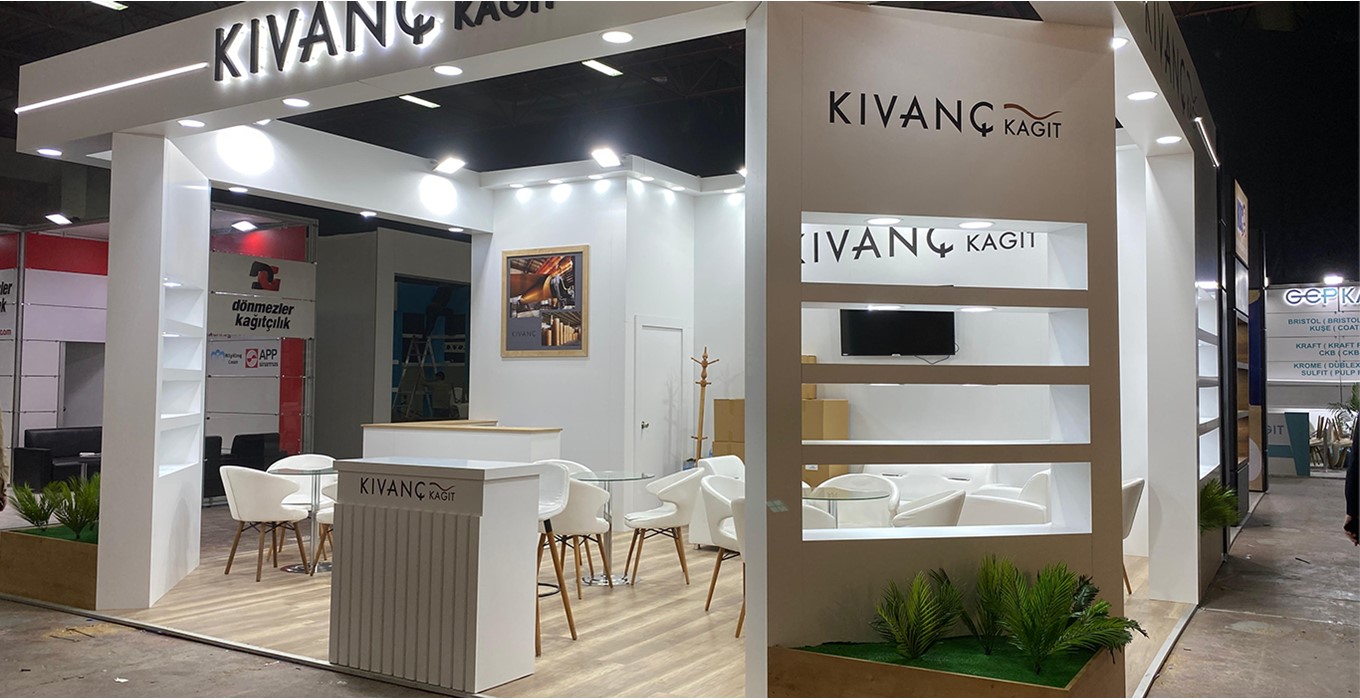 Ahşap Fuar Standı Kıvanç Kağıt Paper Eurasia Fuarı 2025