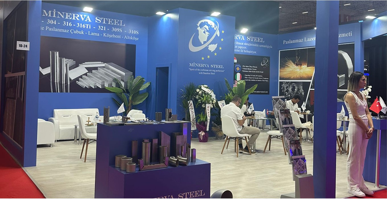Ahşap Fuar Standı Minerva Metal Expo Fuarı 2025