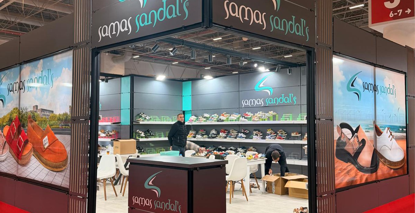 Maxima Fuar Standı Samas Sandal's Aymod Fuarı 2026