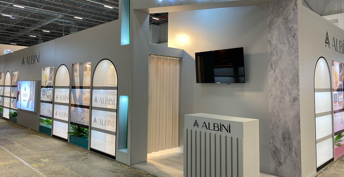 Ahşap Fuar Standı Albini Aymod Fuarı 2025